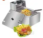 Electric Deep Fryer,6 Litre Stainless Steel,Variable Temp. Control