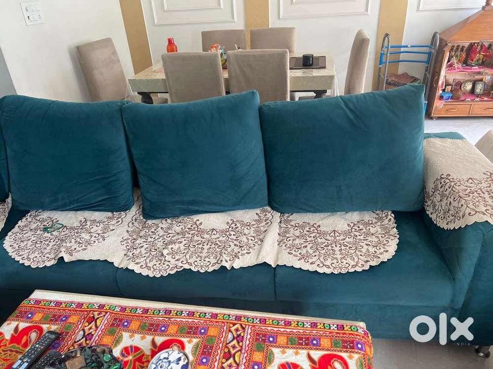 L shape sofa set