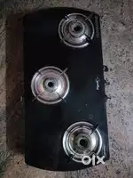 Gas Stove with 3 Burner, Pigeon  n Gas stove with 2 burner, butterfly