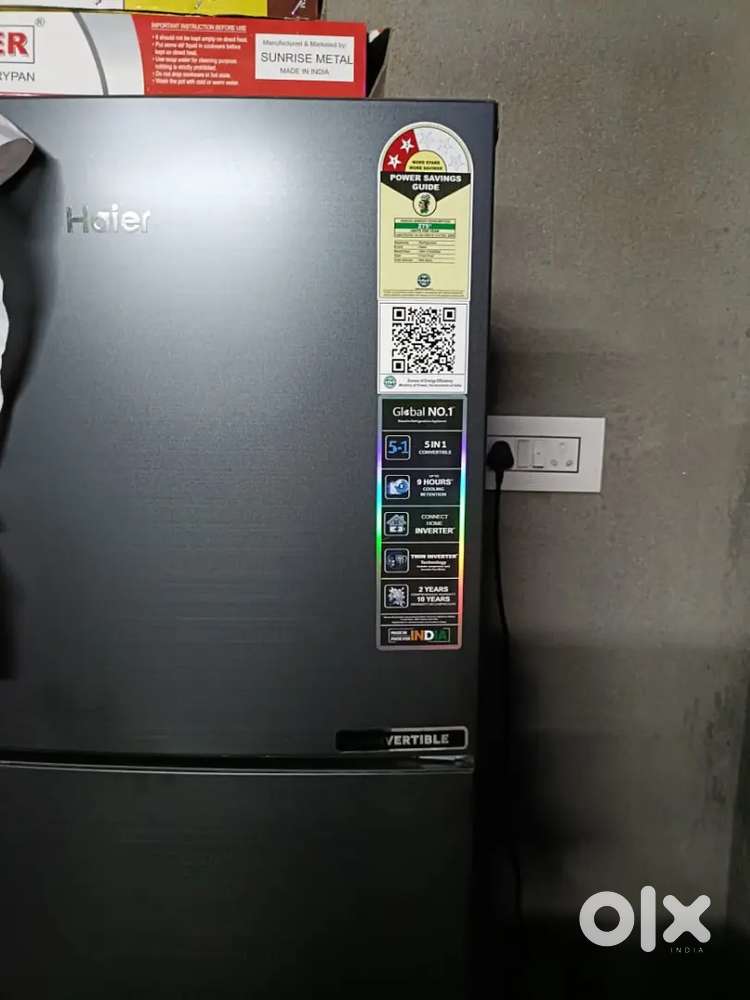 Haier 2door Fridges grey color