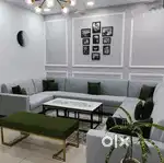 Stripe model L shape sofa premium looking