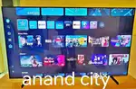 43 inch smart android frameless led tv with 600 free channel