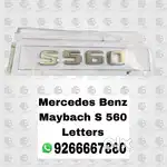 Mercedes Benz S 560 Letters