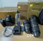 Nikon D850 DSLR Camera W Nikon 24-70mm AF-S W NIKKOR 35mm f1.8G Lens