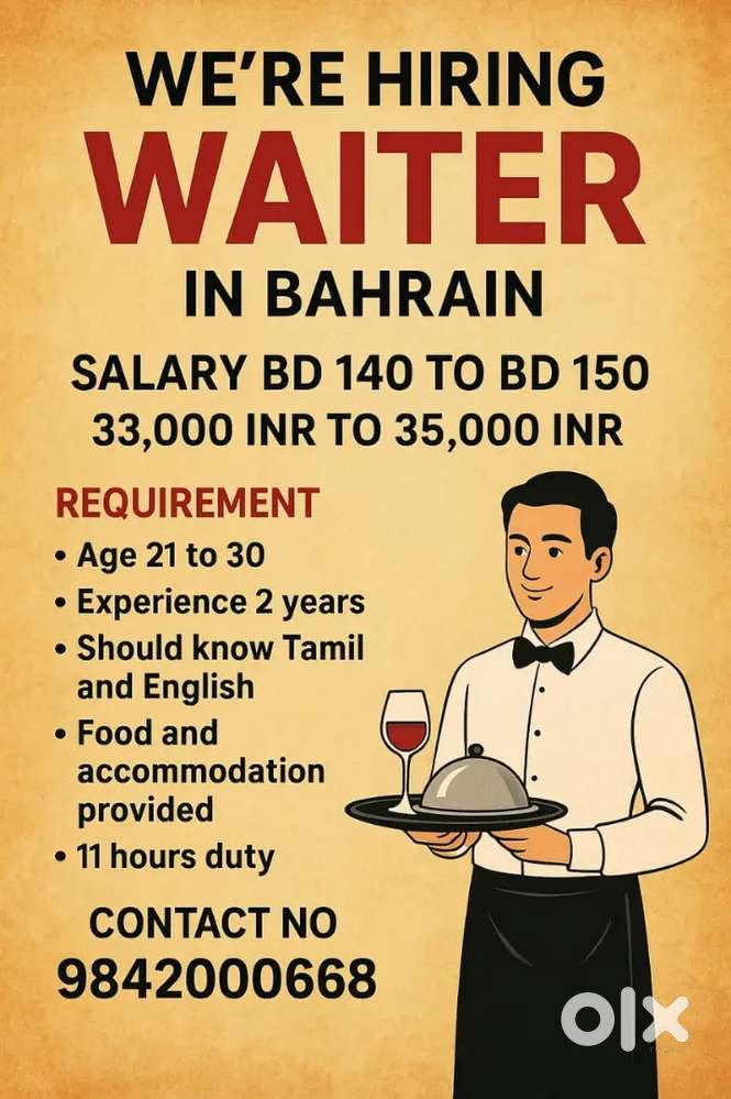 RESTAURANT - WAITER