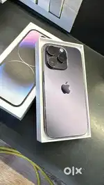 iphone 14 pro max 128gb purple with box cable physical dualsim