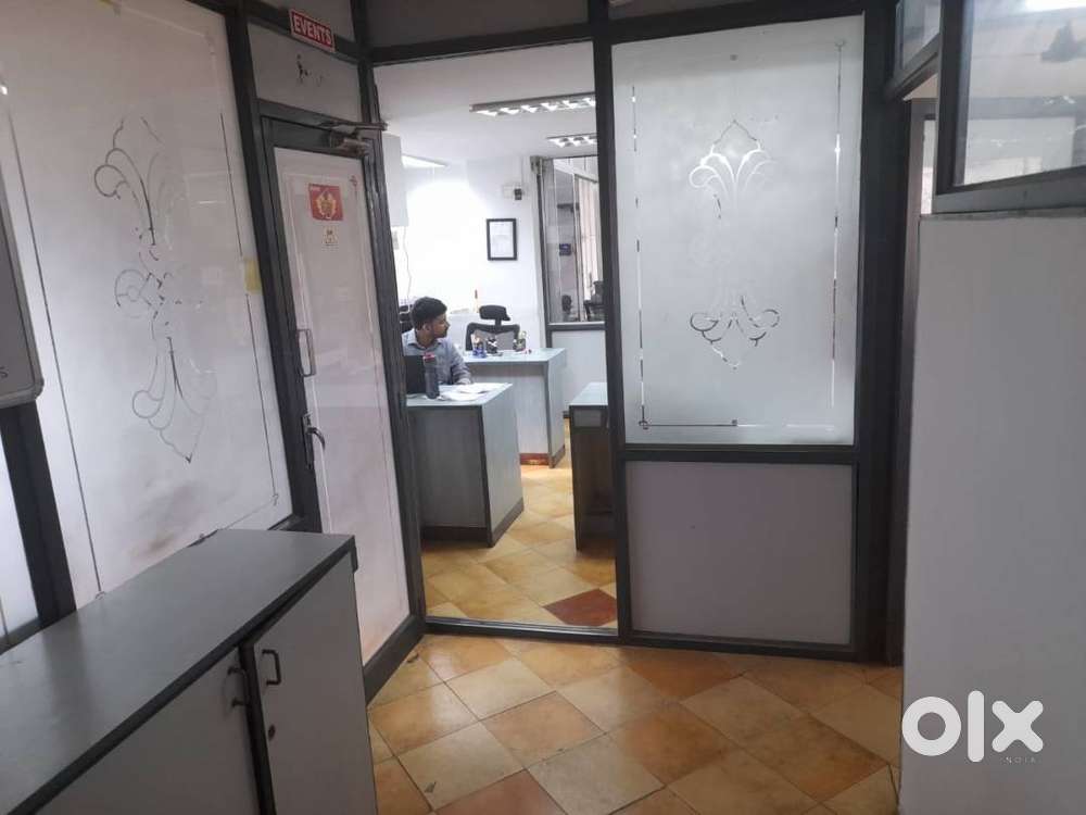 Spacious semi-furnished office for rent on immediate basis.