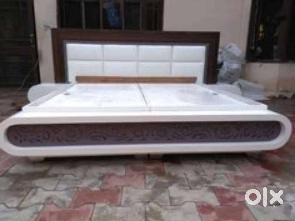 Saturday special offer buy new double bed withbox 7990/- EMI plans