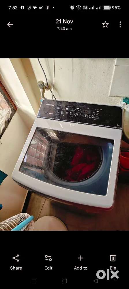 Samsung 7 kg , Top load fully automated washing machine for Sale