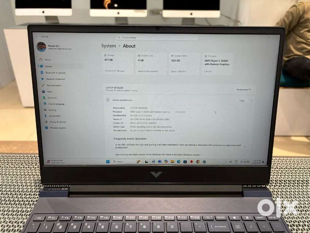 Hp Victus 3 Months Company Warranty Available
