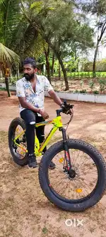 Fat boy big tire cycle ,off ride and fat release