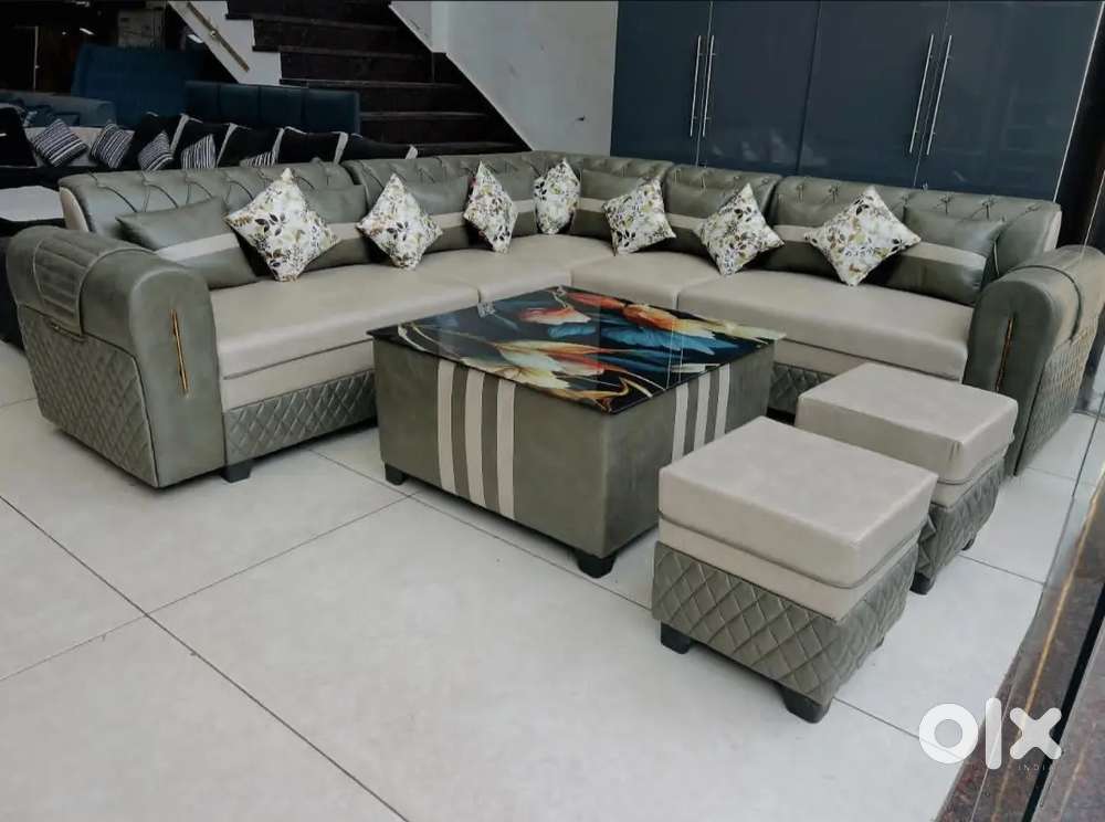 Nagpur Furniture Zone Presenting Luxury L Corner Sofa Set