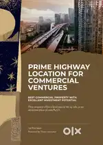 Commercial on highway land for sale