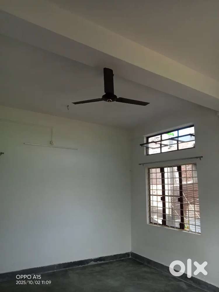 Rented house with fan electricity, water and parking facility