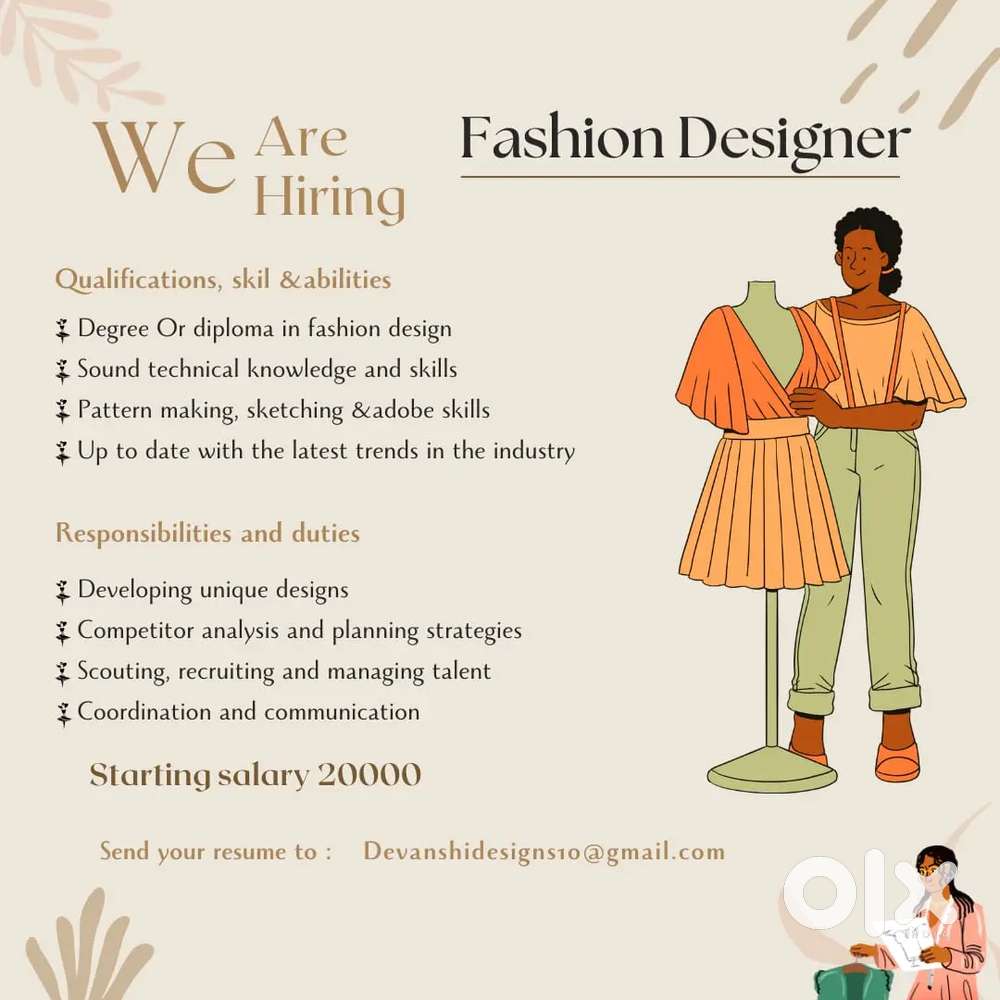 Designer for a leading boutique