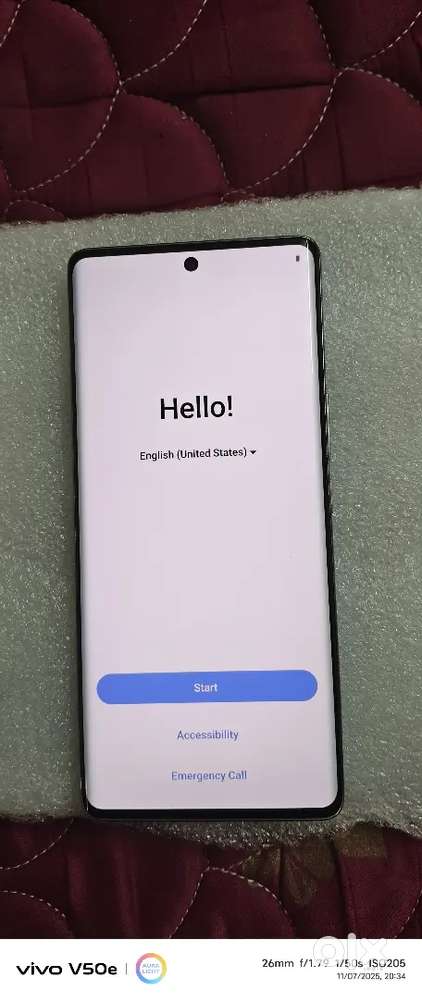 Vivo v 29 Mint condition 20 month's old & back case replaced