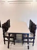 Elegant Custom-made Wooden Dining Table Set