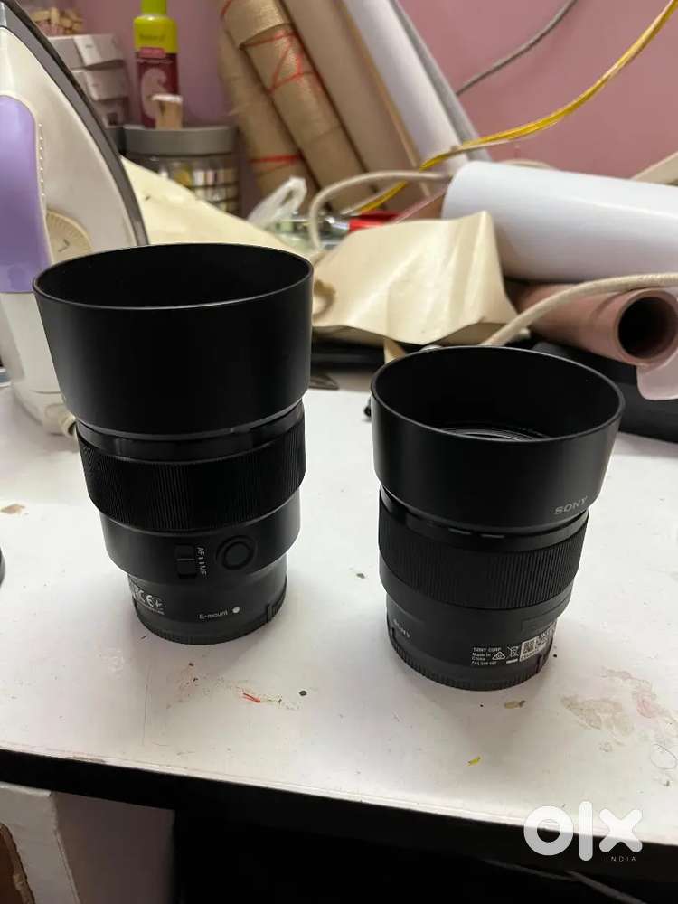 Sony 85mm 1.8 and 50mm 1.8 9months old