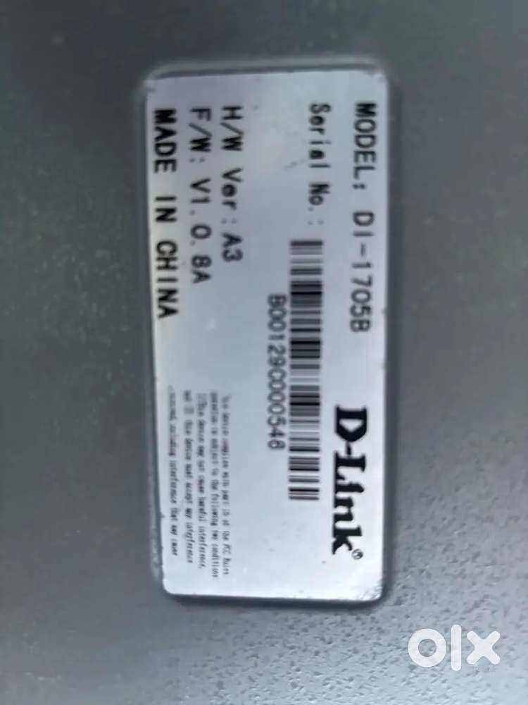 Dlink Router DI-1705B
