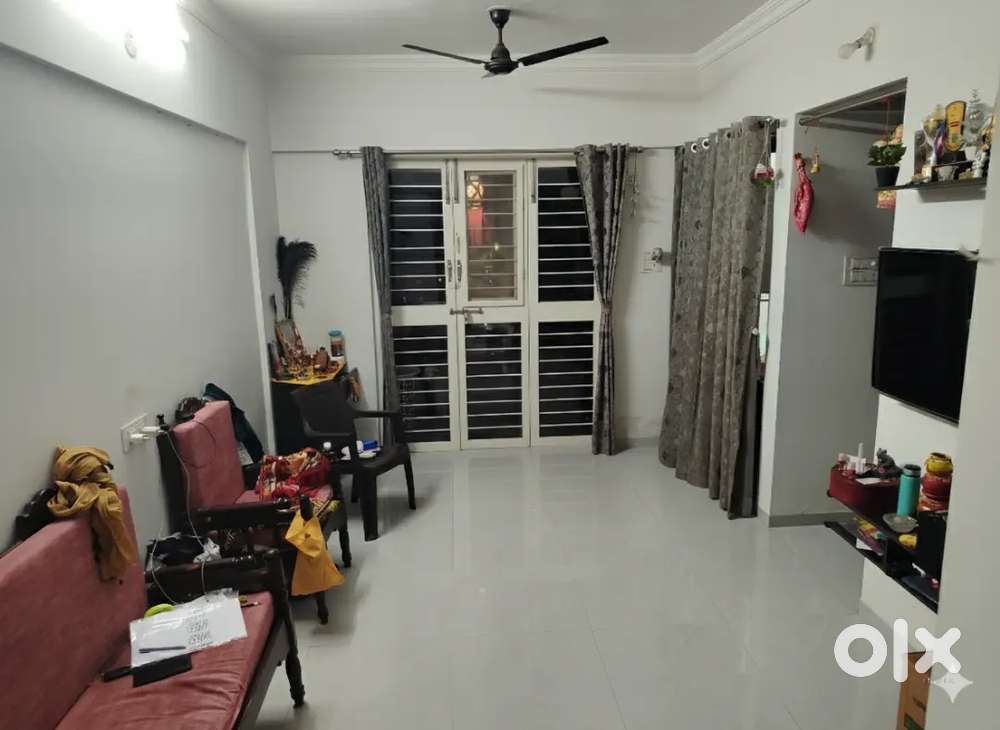 2 BHK fully furnished flat on rent in Dhanori