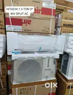 Hitachi 1.5 inverter 3.star 5.star available 30% off