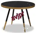 New round top marble finish cafe table restaurant furniture