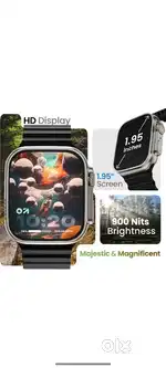 Boult crown smart watch black colour
