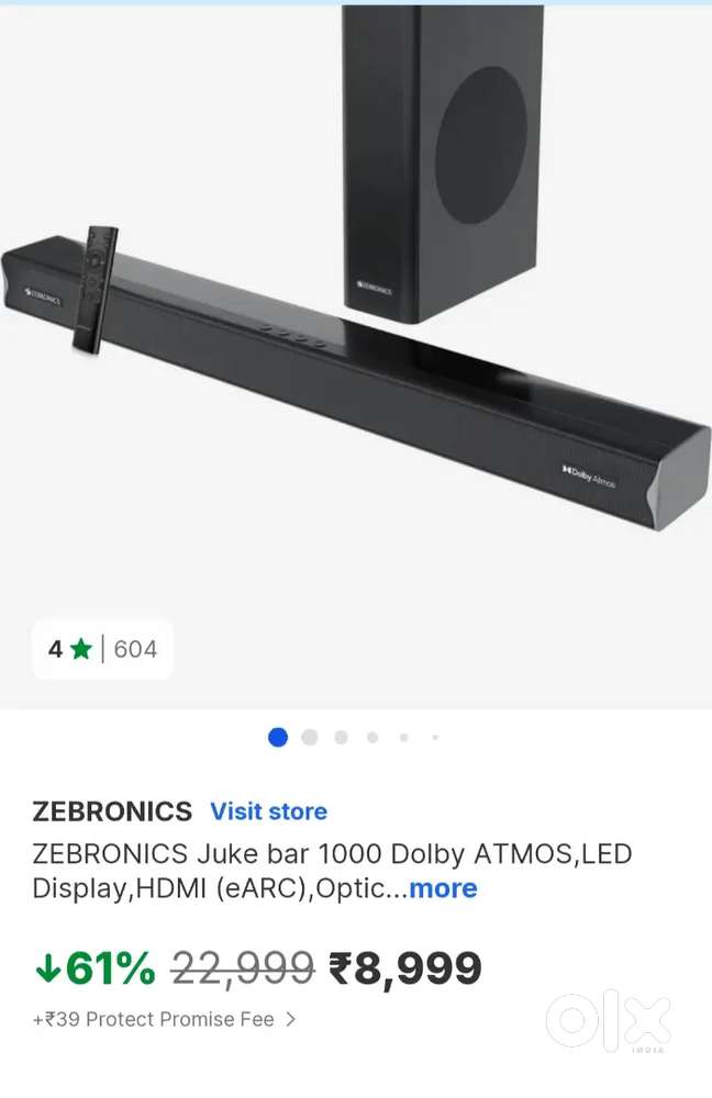 Zebronics juke bar 1000