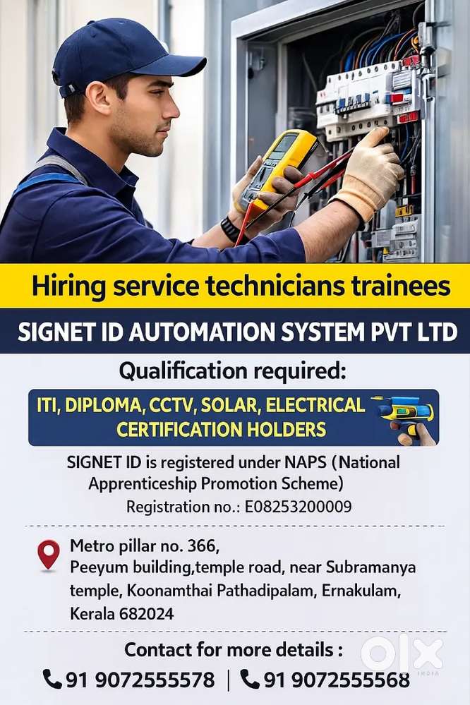 Hiring service technicians