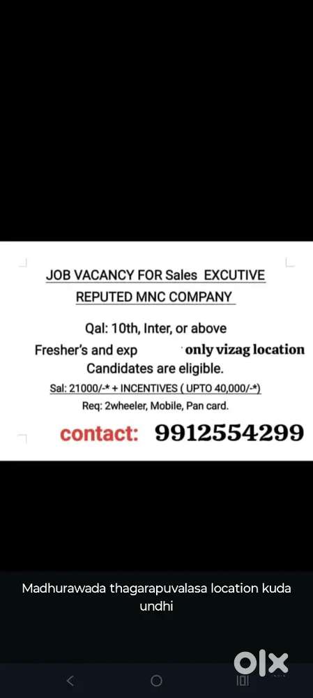 Sales executive
