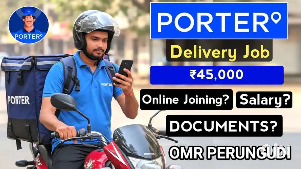 PORTER BIKE PERUNGUDI OFFICE COMMERCIALS & E-PARCEL DELIVERY