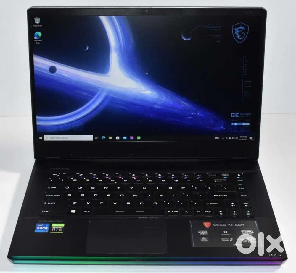 MSI GE66 Raider 15.6 Intel Core i7 2.30 GHz 16GB 512GB RTX 3070