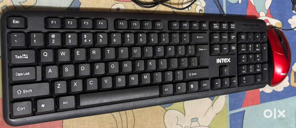 Intex Wired USB Keyboard &Frontech  Mouse Combo – Good Condition