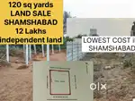 LAND.120Sqryards- Sale.SHAMSHABADII LESS COST