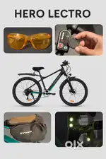 Hero Lectro F2i Electric Mountain Bike - 7 Gears, Dual Lights. ETC