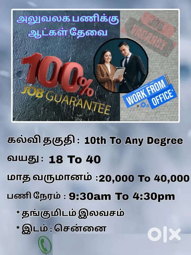 PERMANENT JOB VECANCY AVAILABLE