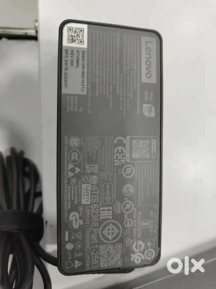 Lenovo laptop charger 65W C type