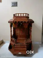 Teak wood mandir