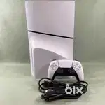 Sony Playstation 5 Slim 1TB with Disk Drive, Controller, Cables