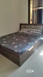 Queen size bed and cupboard for sale