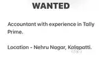 Accountant with Tally Prime Exp