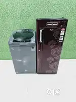 'Whirlpool S/D fridge & Whirlpool stainwash T/L washing machine