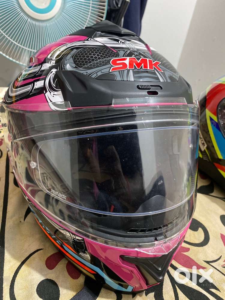 Bike smk and axor helmet
