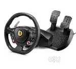 Racing wheel with pedal set and digtal pedal for play station
