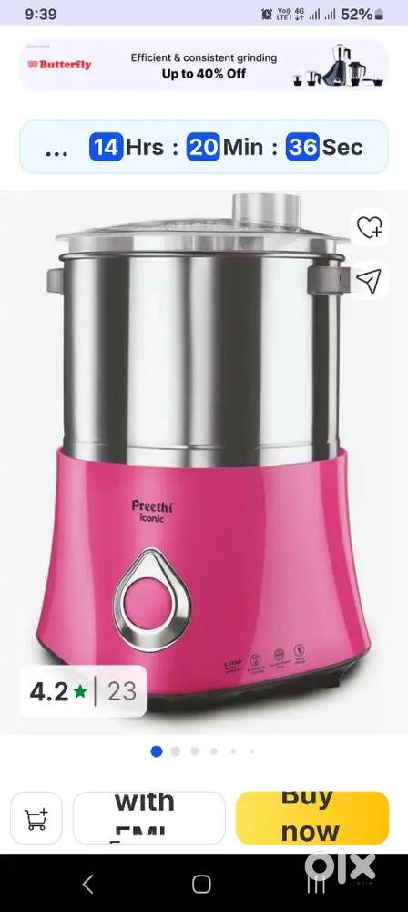 Preethi grinder