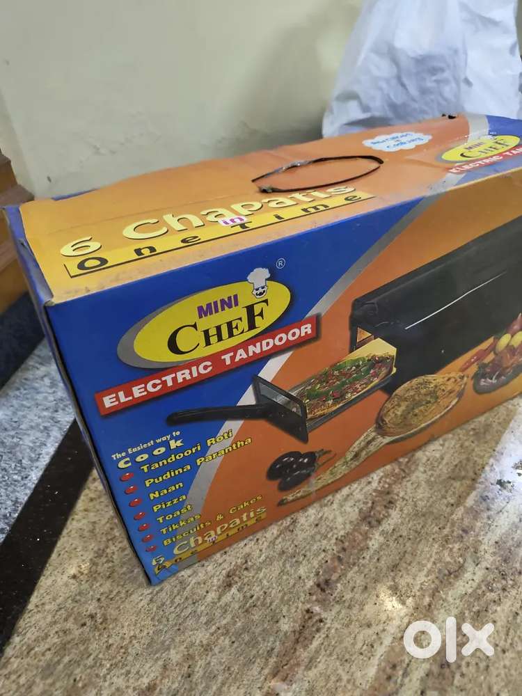 Mini Chef Electric Tandoor – Perfect for Tandoori, Pizza, and More!
