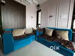 Premium Blue Velvet Sofa Set – 2 Seater + 3 Seater