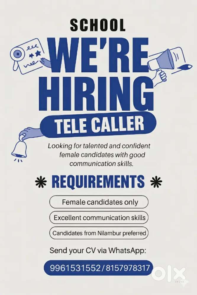 Wanted telicallers for school