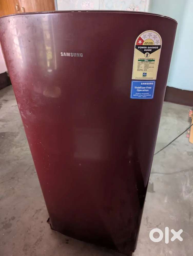Samsung maroon fridge