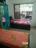 2sharing inPg AC Room in2Bhk Flat in Market Area inAndheri Metro West